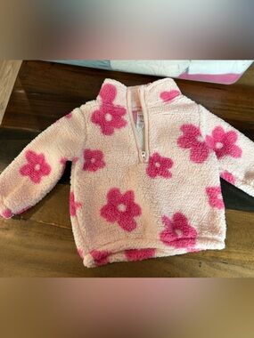 Carters quarter zip fleece jacket